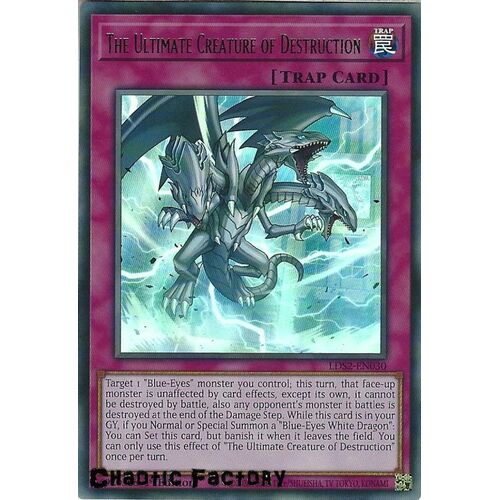 LDS2-EN030 The Ultimate Creature of Destruction Green Ultra Rare 1st Edition NM