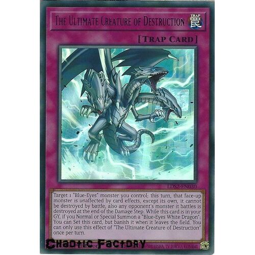 LDS2-EN030 The Ultimate Creature of Destruction Purple Ultra Rare 1st Edition NM