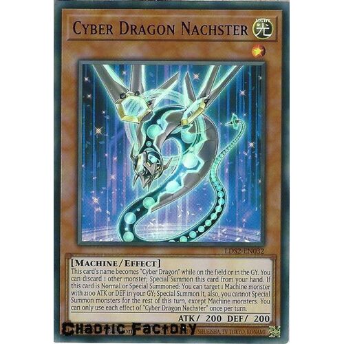 LDS2-EN032 Cyber Dragon Nachster Purple Ultra Rare 1st Edition NM