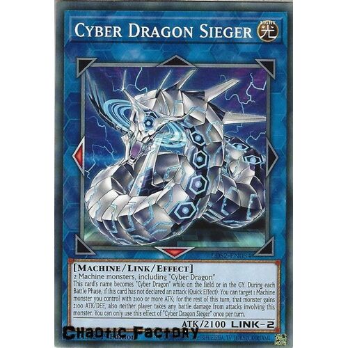 LDS2-EN034 Cyber Dragon Sieger Common 1st Edition NM