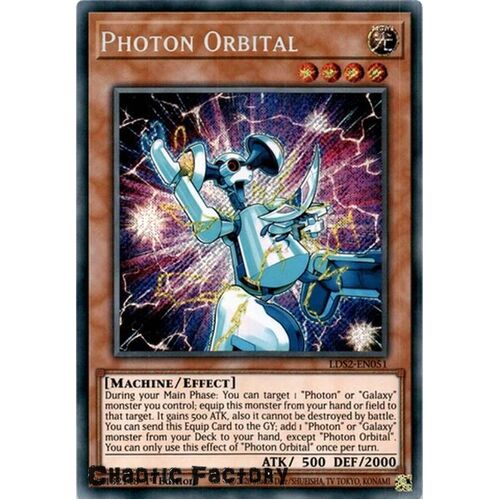 LDS2-EN051 Photon Orbital Secret Rare 1st Edition NM