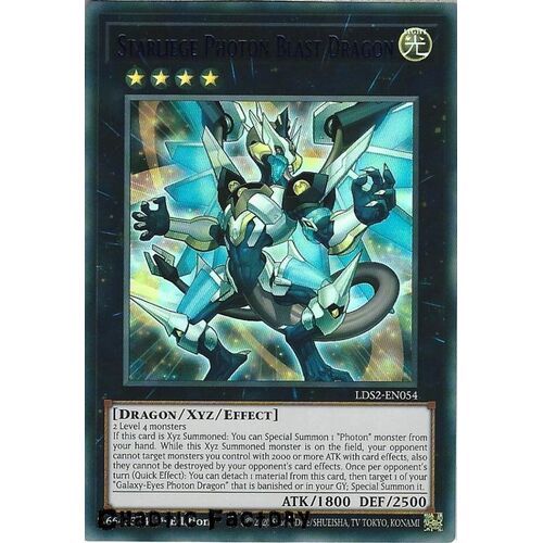 LDS2-EN054 Starliege Photon Blast Dragon Blue Ultra Rare 1st Edition NM