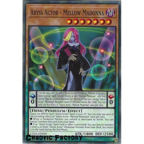 LDS2-EN060 Abyss Actor - Mellow Madonna Common 1st Edition NM