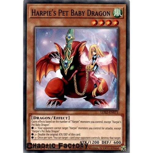 LDS2-EN071 Harpie's Pet Baby Dragon Common 1st Edition NM
