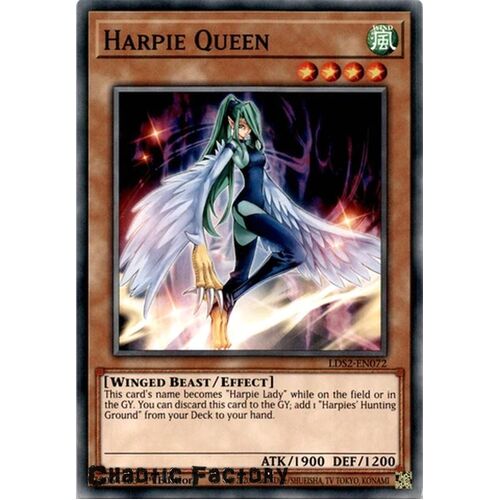 LDS2-EN072 Harpie Queen Common 1st Edition NM