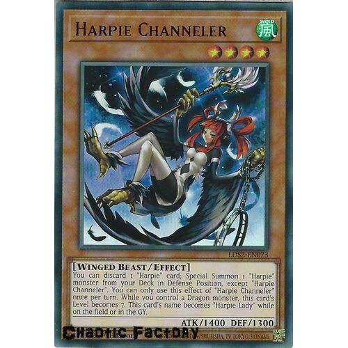 LDS2-EN073 Harpie Channeler Purple Ultra Rare 1st Edition NM