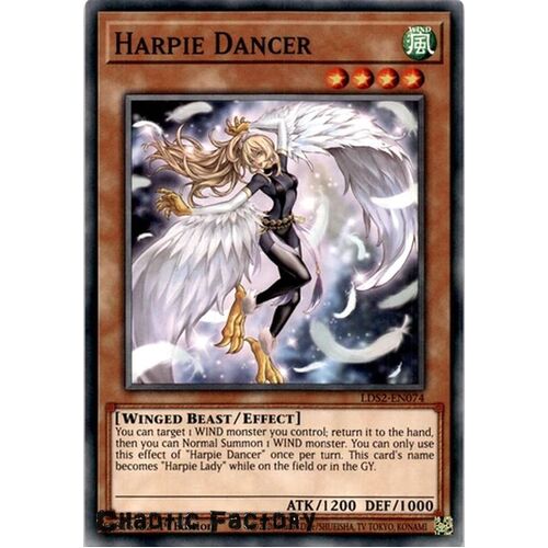 LDS2-EN074 Harpie Dancer Common 1st Edition NM