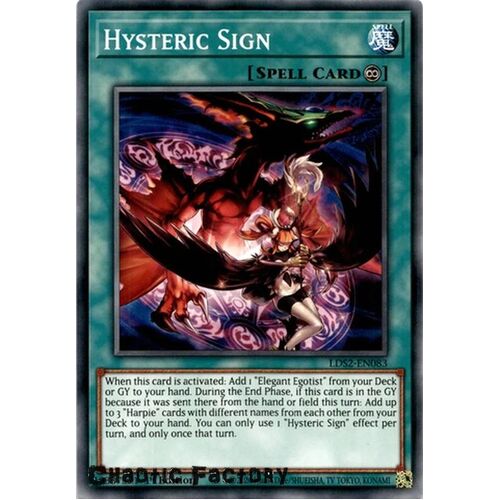 LDS2-EN083 Hysteric Sign Common 1st Edition NM