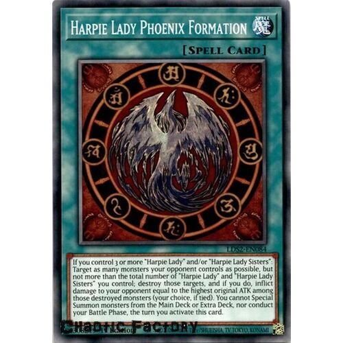 LDS2-EN084 Harpie Lady Phoenix Formation Common 1st Edition NM