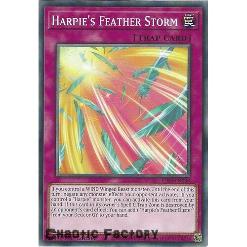 LDS2-EN088 Harpie's Feather Storm Common 1st Edition NM