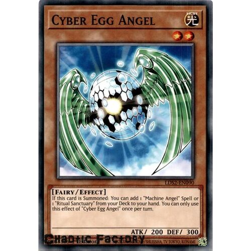 LDS2-EN090 Cyber Egg Angel Common 1st Edition NM