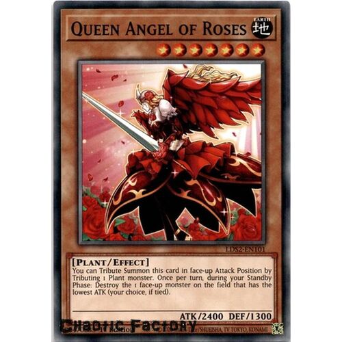 LDS2-EN101 Queen Angel of Roses Common 1st Edition NM