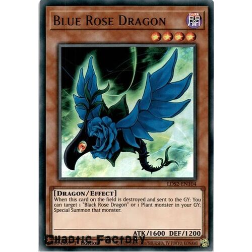 LDS2-EN104 Blue Rose Dragon Ultra Rare 1st Edition NM