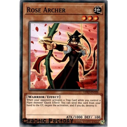 LDS2-EN105 Rose Archer Common 1st Edition NM