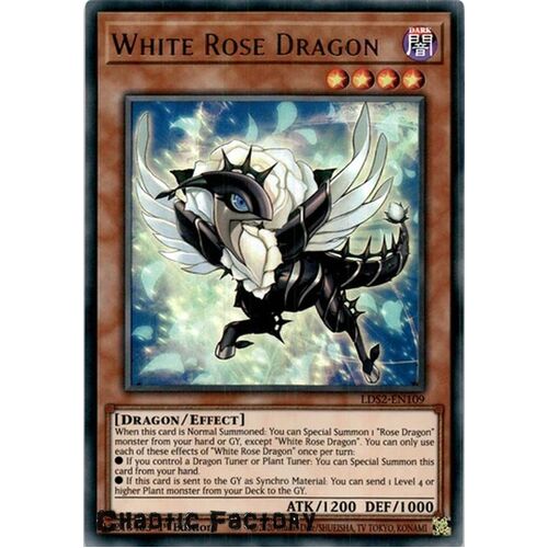 LDS2-EN109 White Rose Dragon Ultra Rare 1st Edition NM