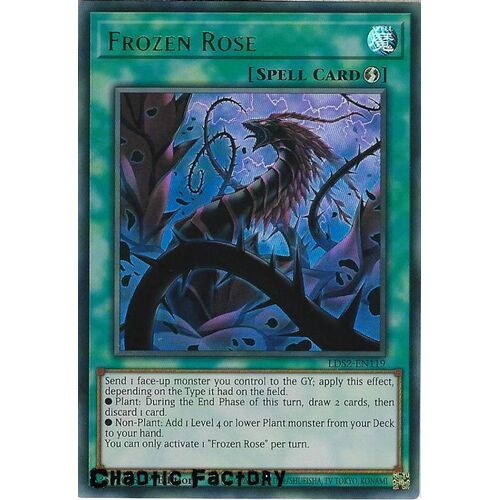 LDS2-EN119 Frozen Rose Green Ultra Rare 1st Edition NM