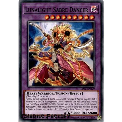 LDS2-EN129 Lunalight Sabre Dancer Common 1st Edition NM