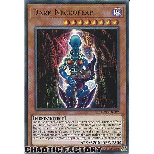 LDS3-EN002 Dark Necrofear Ultra Rare 1st Edition NM