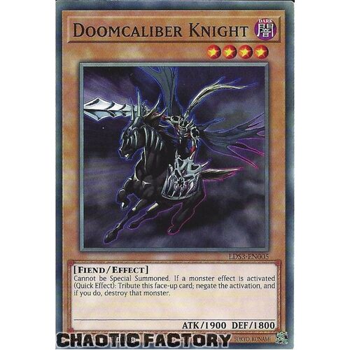 LDS3-EN005 Doomcaliber Knight Common 1st Edition NM