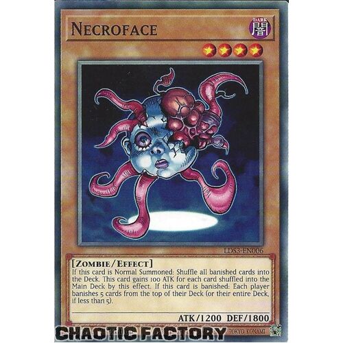 LDS3-EN006 Necroface Common 1st Edition NM