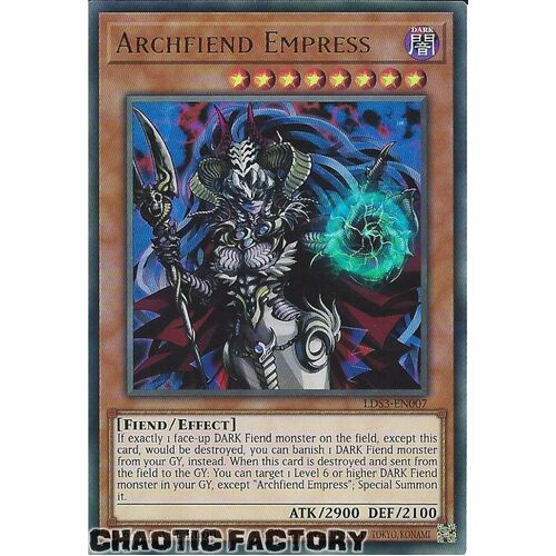 LDS3-EN007 Archfiend Empress Ultra Rare 1st Edition NM