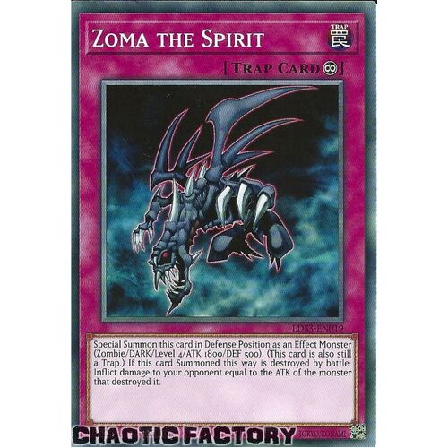 LDS3-EN019 Zoma the Spirit Common 1st Edition NM