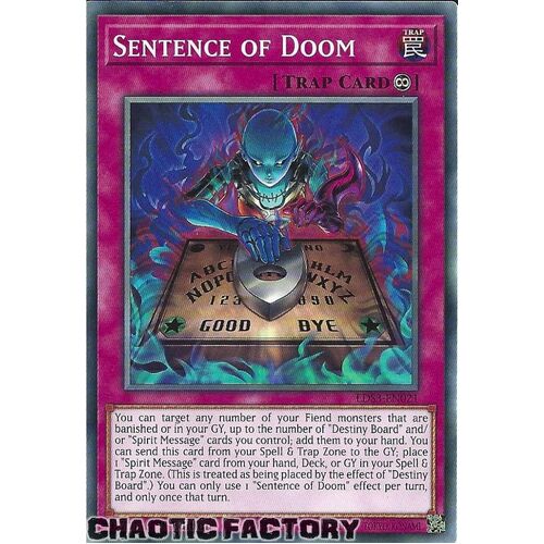 LDS3-EN021 Sentence of Doom Common 1st Edition NM