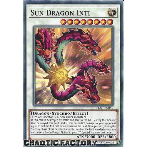 LDS3-EN052 Sun Dragon Inti Common 1st Edition NM