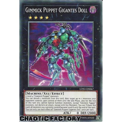 LDS3-EN067 Gimmick Puppet Gigantes Doll Common 1st Edition NM