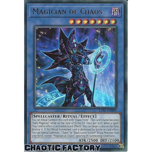 LDS3-EN089 Magician of Chaos Ultra Rare 1st Edition NM