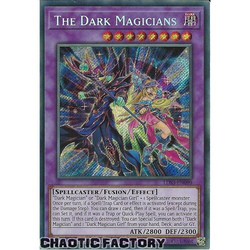 LDS3-EN090 The Dark Magicians Secret Rare 1st ed FACTORY SEALED NM
