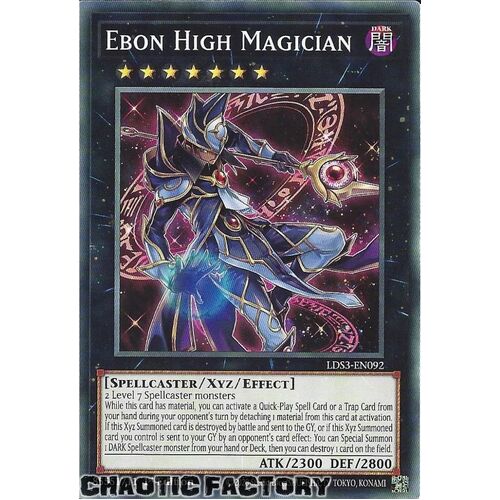 LDS3-EN092 Ebon High Magician Common 1st Edition NM
