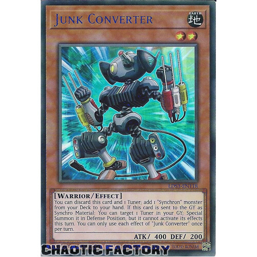 LDS3-EN118 Junk Converter Blue Ultra Rare 1st Edition NM