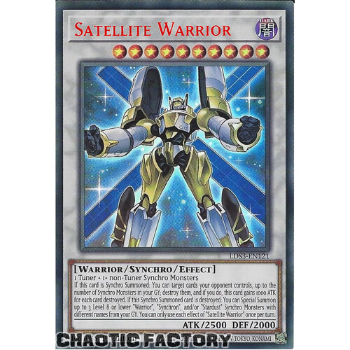 LDS3-EN121 Satellite Warrior Red Ultra Rare 1st Edition NM