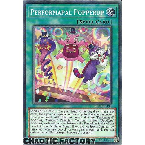 LDS3-EN132 Performapal Popperup Common 1st Edition NM