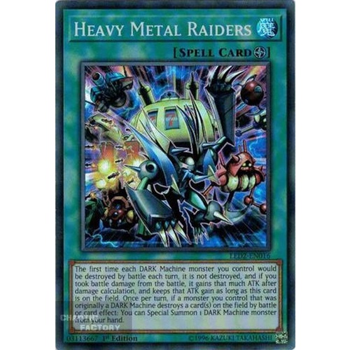 LED2-EN016 Heavy Metal Raiders Super rare 1st Edition NM