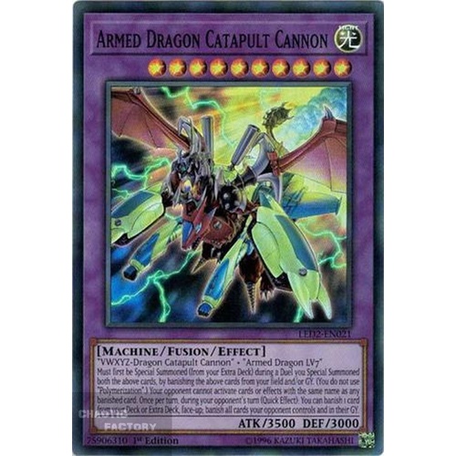 LED2-EN021 Armed Dragon Catapult Cannon Super rare 1st Edition NM