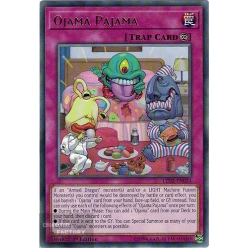 LED2-EN024 Ojama Pajama Rare 1st Edition NM