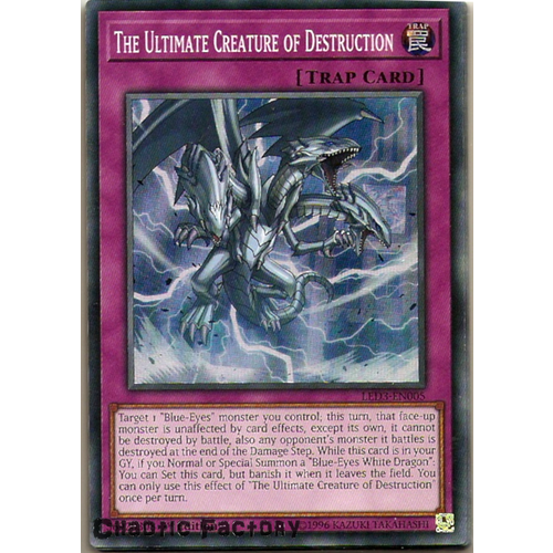 Yugioh LED3-EN005 The Ultimate Creature of Destruction Super Rare 1st Edition NM