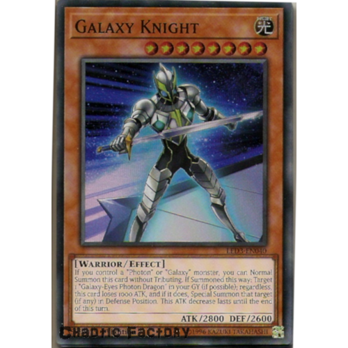 LED3-EN040 Galaxy Knight Super Rare 1st Edition NM