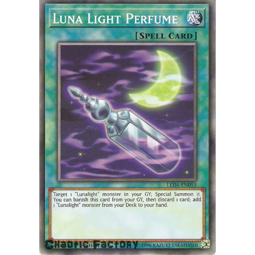 Yugioh LED4-EN055 Luna Light Perfume Common 1st Edition NM