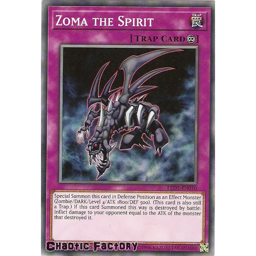 Yugioh LED5-EN010 Zoma the Spirit Common 1st edition NM