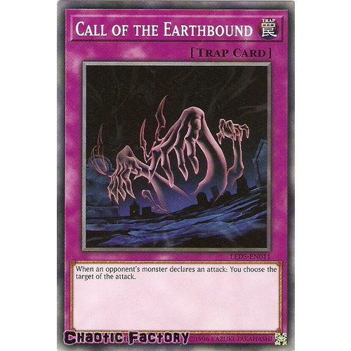 Yugioh LED5-EN011 Call of the Earthbound Common 1st edition NM