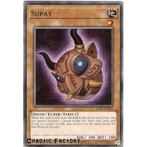 Yugioh LED5-EN031 Supay Common 1st edition NM