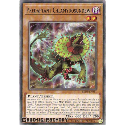 Yugioh LED5-EN051 Predaplant Chlamydosundew Common 1st edition NM