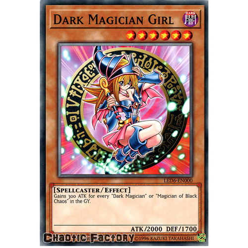 LED6-EN000 Dark Magician Girl Common 1st Edition NM