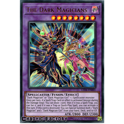 LED6-EN001 The Dark Magicians Ultra Rare UNL Edition NM
