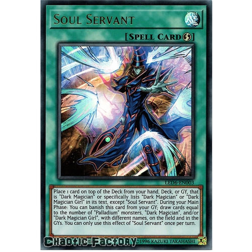 US PRINT  LED6-EN003 Soul Servant Ultra Rare 1st Edition NM