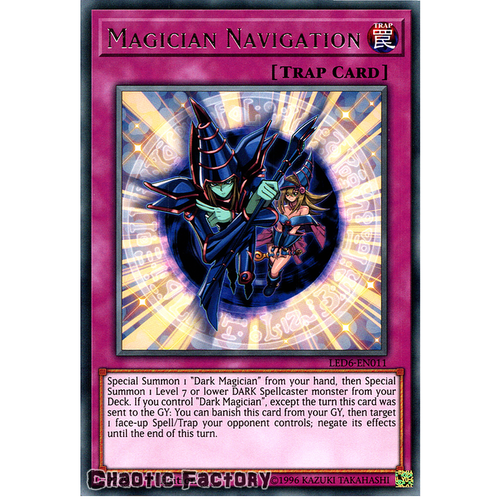 LED6-EN011 Magician Navigation Rare 1st Edition NM