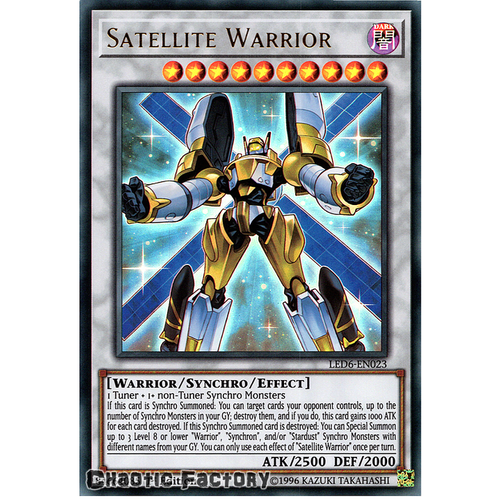US PRINT LED6-EN023 Satellite Warrior Ultra Rare 1st Edition NM